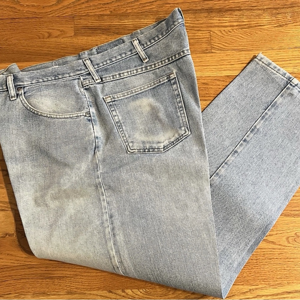Vintage Wrangler Men's Jeans, Light Blue,‎ Straight Leg, 42X30